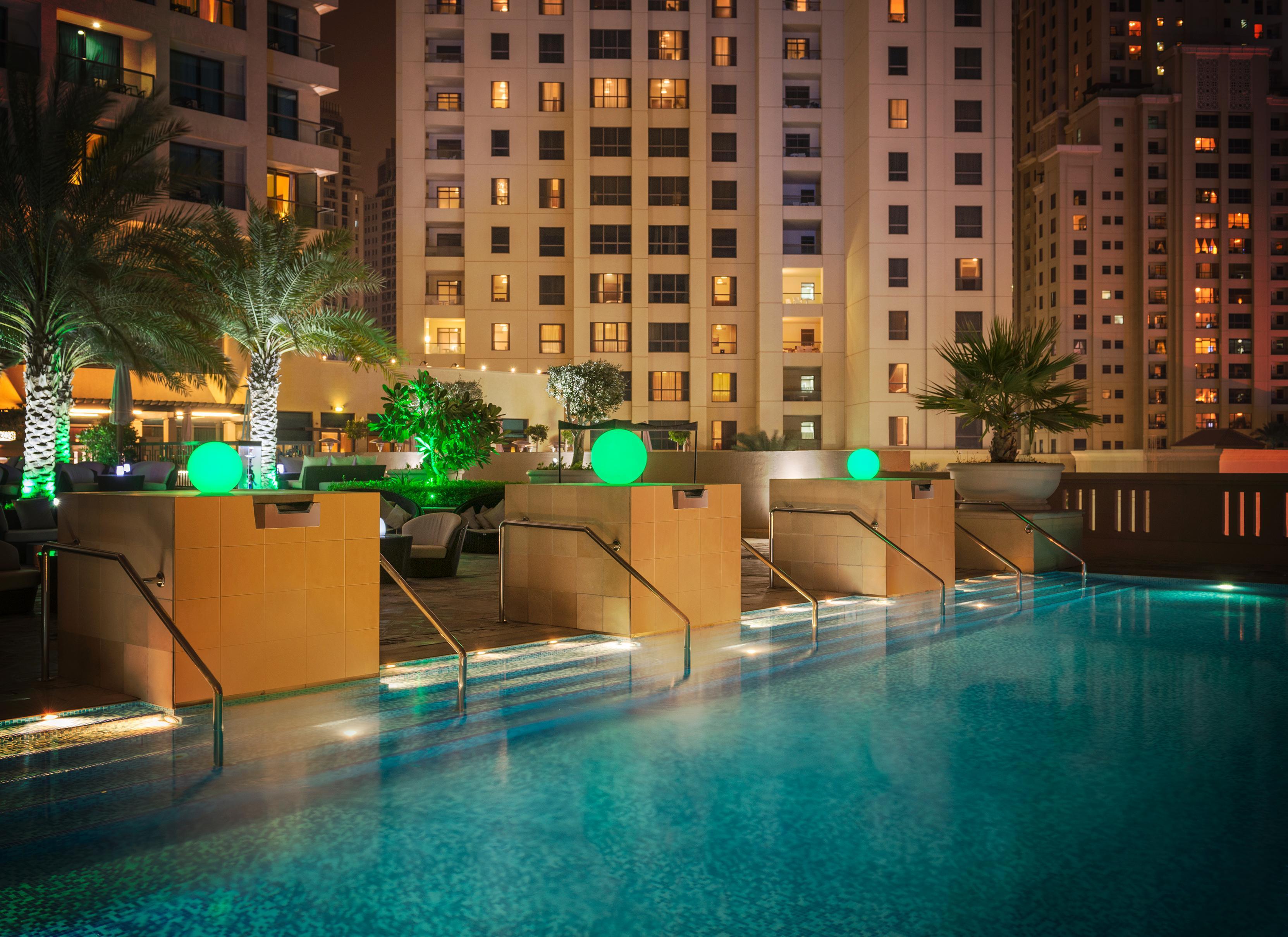 Sofitel Dubai Jumeirah Beach Hotel Exterior photo The pool at Jumeirah Jumeirah